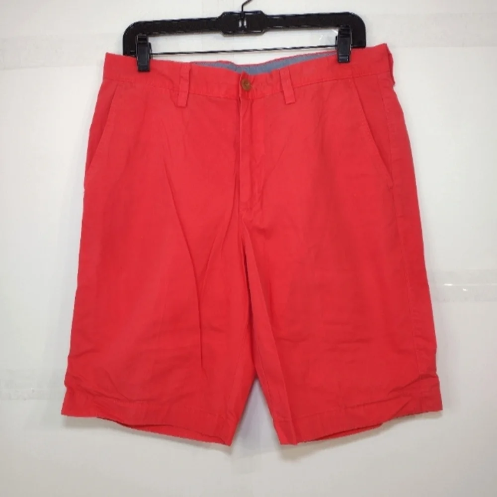 J.Crew Men's Coral Shorts Flat Front Size (32.W)